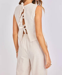Sage The Label - Sandbar Open-back Top