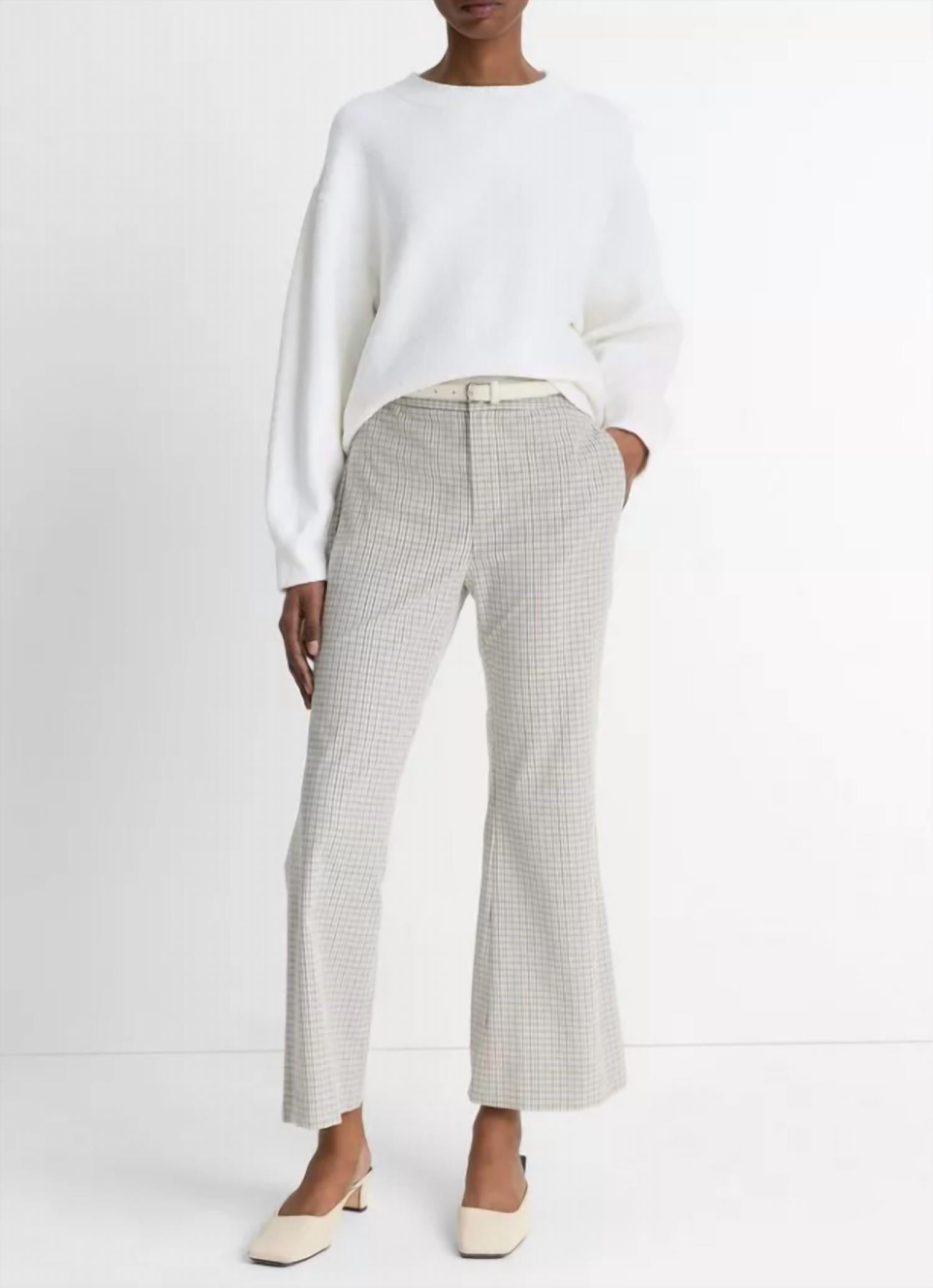 Vince - Structured Boucle Crew Neck Sweater