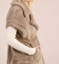 Molly Bracken - Faux Fur Sleeveless Jacket