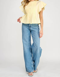 Ellison - Short Sleeve Kaftan Blouse