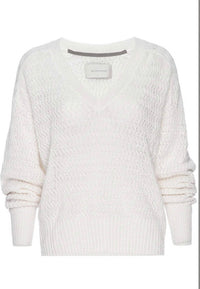 Brochu Walker - Leia Open Stitch V-Neck Sweater