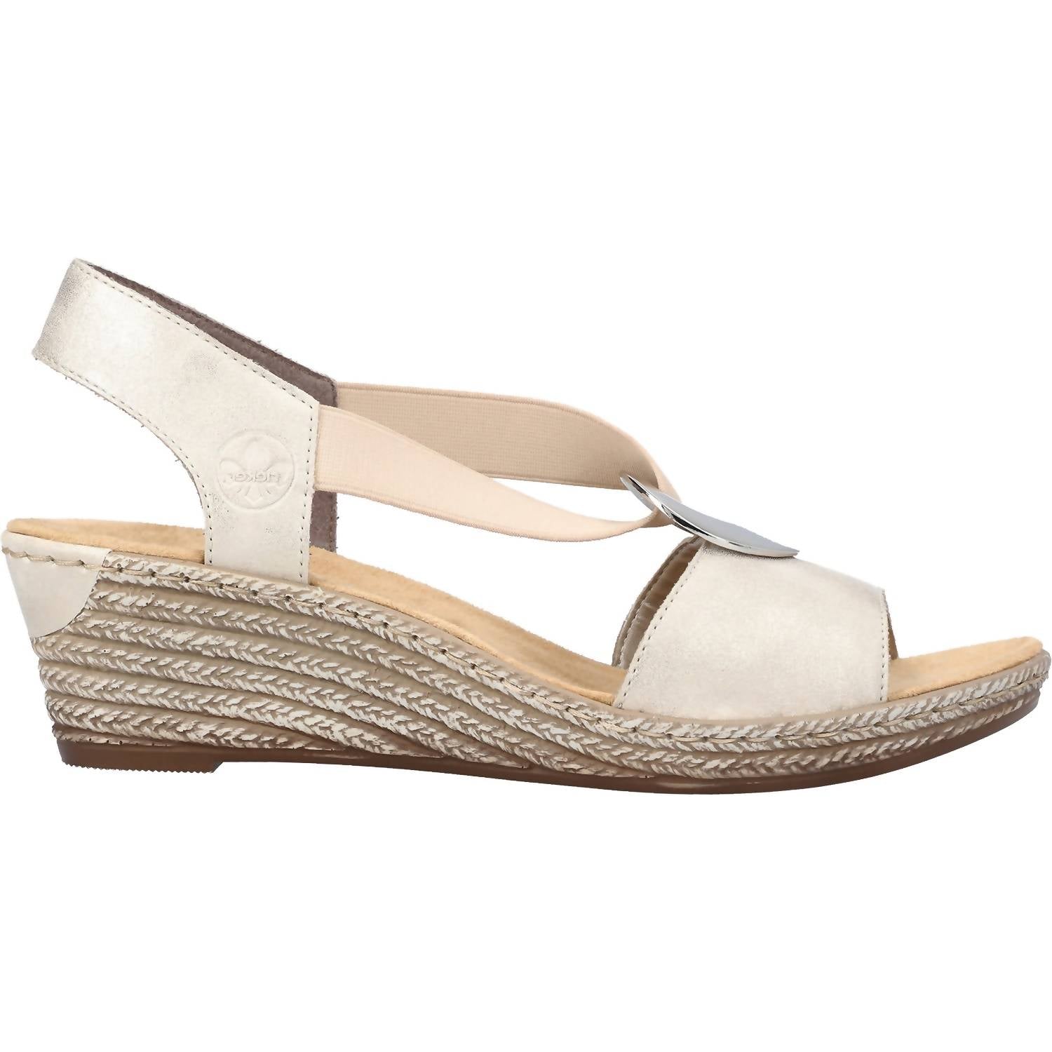 RIEKER Women's Fanni Slingback Sandals in beige - women's sandal