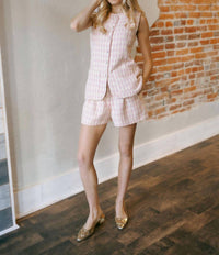 Mable - Tweed Shorts Set