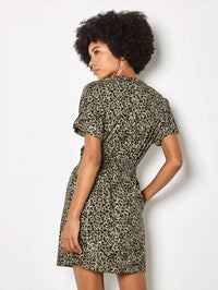 Apricot - Women's Zip Front Utility Dress