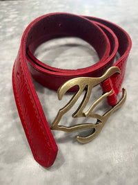 Kim White Handbags & Belts - Women's Flame Belt