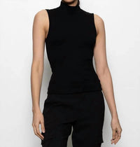 Sanctuary - Essential Sleeveless Mock Neck Top