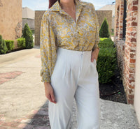 Skies Are Blue - Summertime Blues Wide Leg Pants