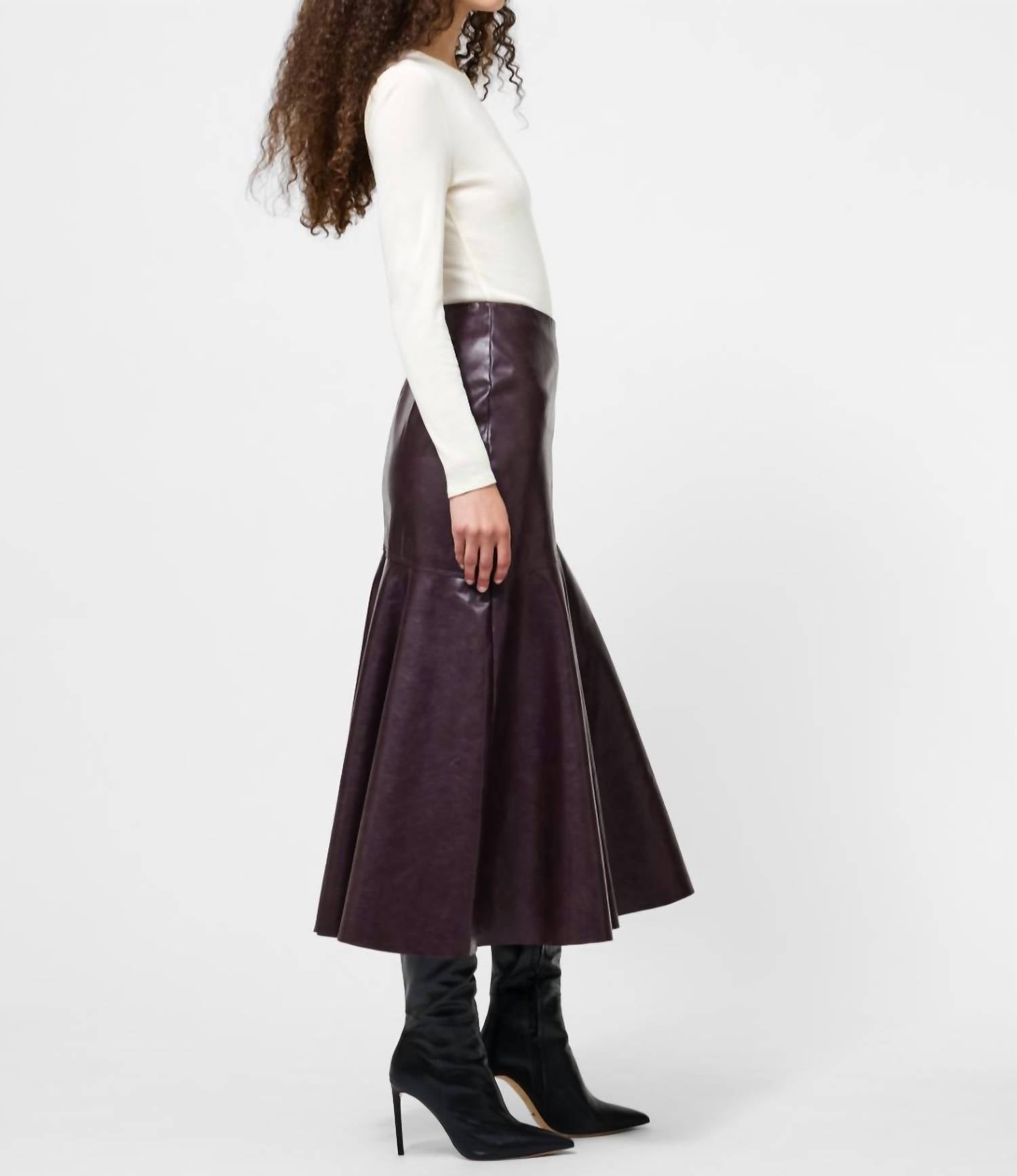 French Connection - Kayleigh Fluted Midi Skirt
