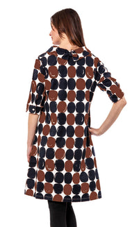 Dizzy-Lizzie - Audrey Retro Dress With Big Dots