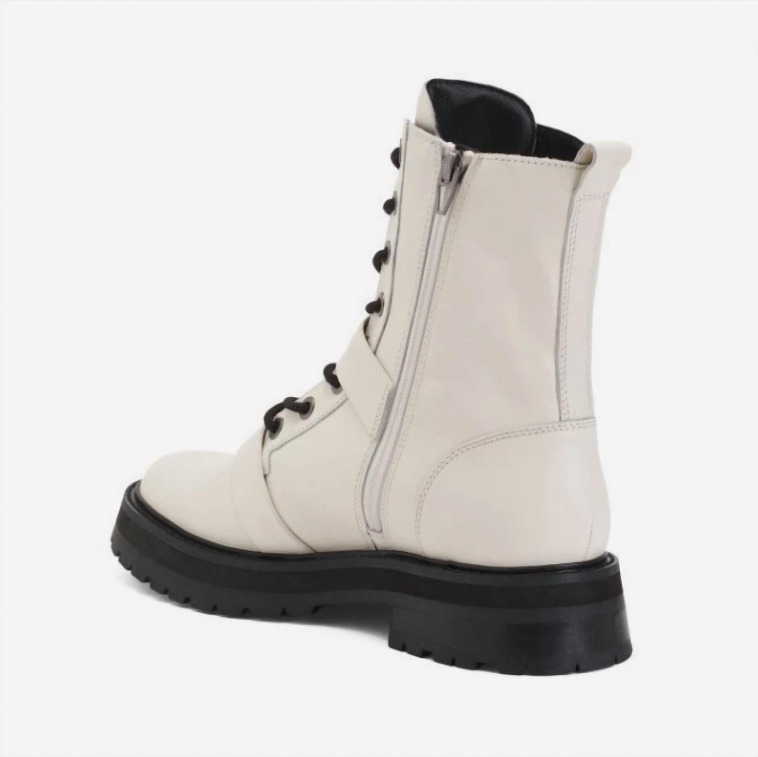 Dolce Vita - Women's Lug Sole Leather Combat Boots