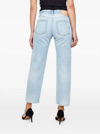 Moussy - Elko Distressed Straight-leg Jeans