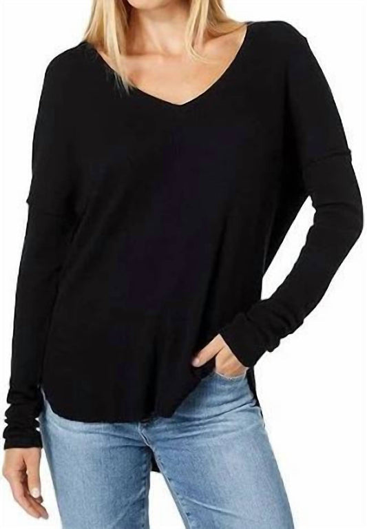 Bobi - Moxie Drop Shoulder Long Sleeve Tee