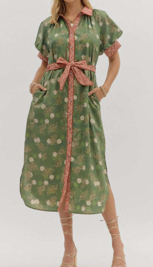 Entro - Leslie Midi Dress