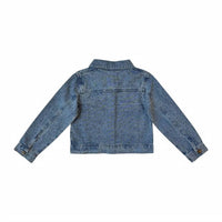 Lola + The Boys - Rainbow Sparkle Denim Jacket