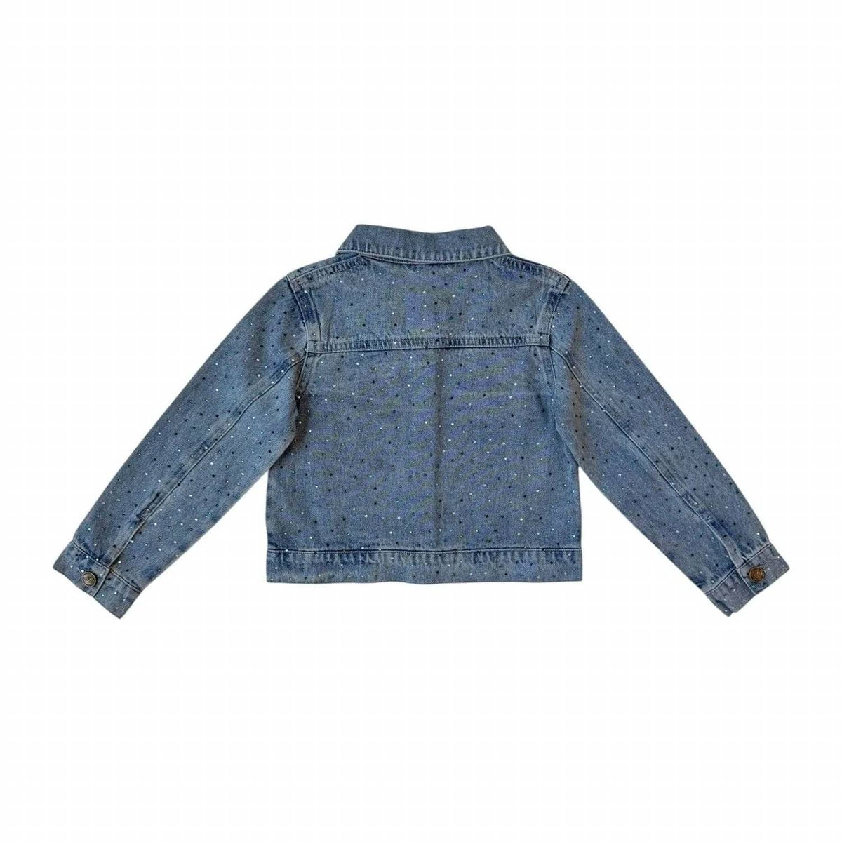 Lola + The Boys - Rainbow Sparkle Denim Jacket