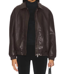 Enza Costa - Bomber Leather Jacket