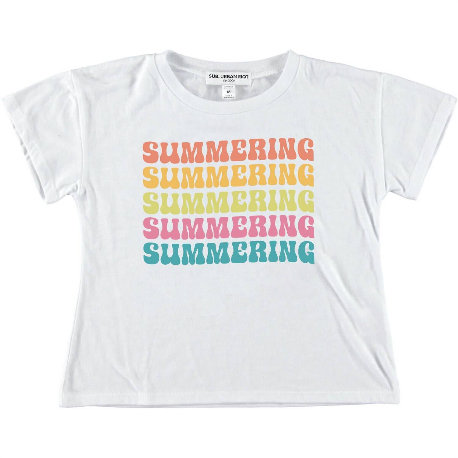 Suburban Riot - Girl's Summering Boxy Tee