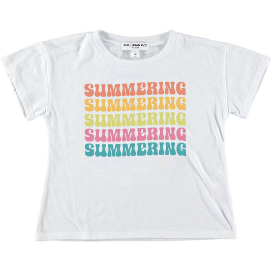 Suburban Riot - Girl's Summering Boxy Tee