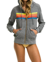 Aviator Nation - 5 Stripe Zip Hoodie