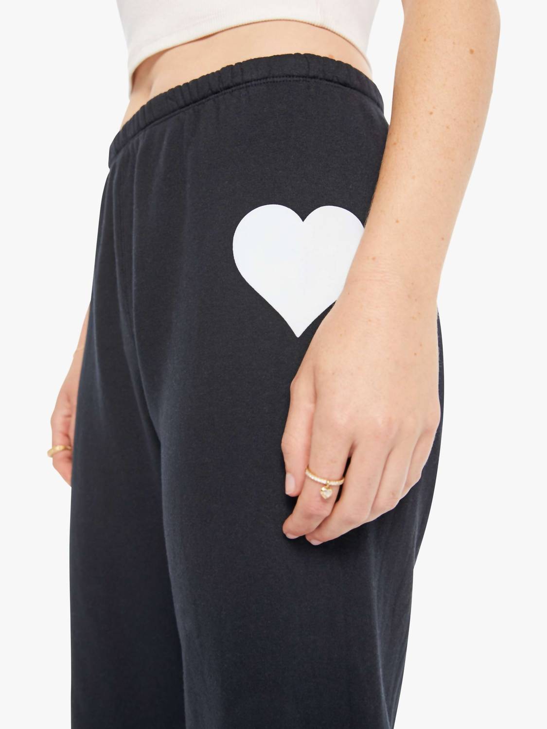 Sprwmn - Pre-loved Heart Sweatpants With Heart Logo