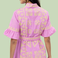 Uncle Frank - The Madison Embroidered Dress