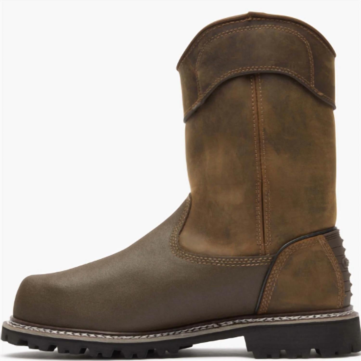 Georgia Boot Men's Brute Met Guard Composite Toe Waterproof Pull-On Boot in brown - men's boots - alternate view