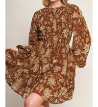 Flying Tomato - Golden Meadow Smocked Mini Dress