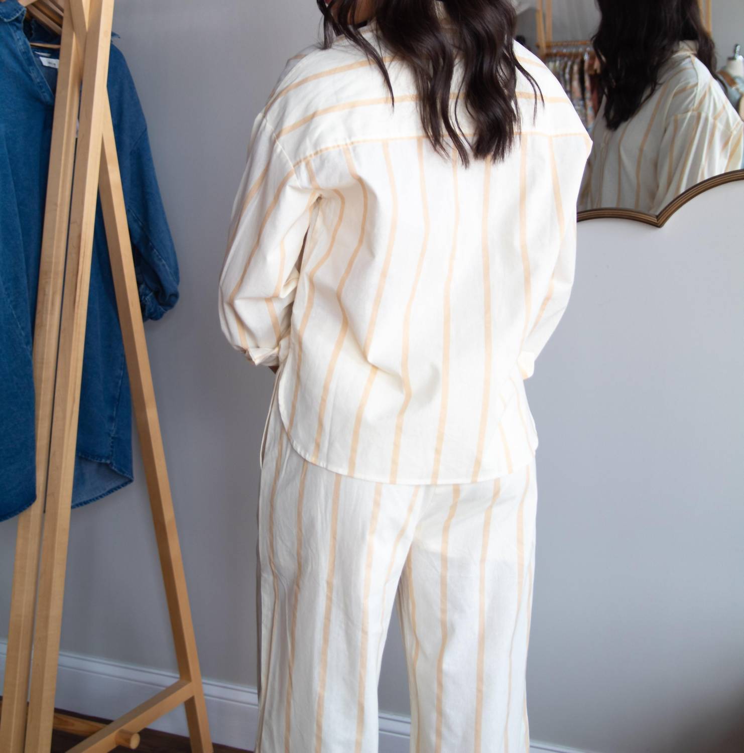 Miou Muse - Morgan Stripe Button Down