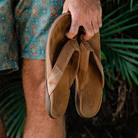 Olukai - Men's Waterproof Leather Beach Sandals