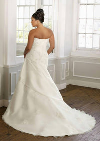 Morilee - Strapless Plus Wedding Dress