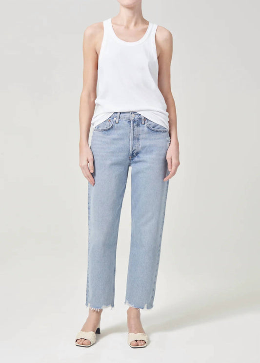 Agolde - 90s Crop Mid Rise Straight Jeans