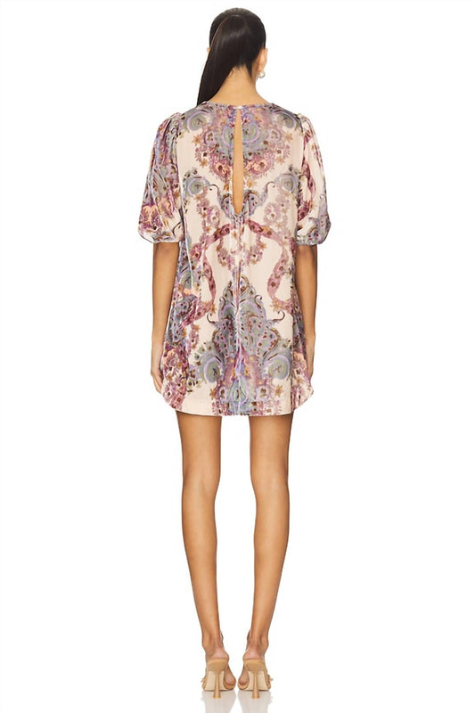 Free People - Maye Printed Velvet Tunic Dress