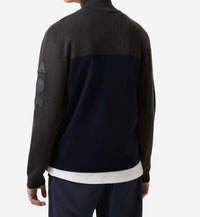 Bogner Fire + Ice Andrian 2 Sweater in grey blue - men's sweater - alternate view