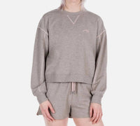 Jetty Lily Crewneck Sweatshirt in warm grey - women's sweater