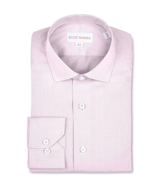 MEN'S SOLID FINE TWILL SHIRT