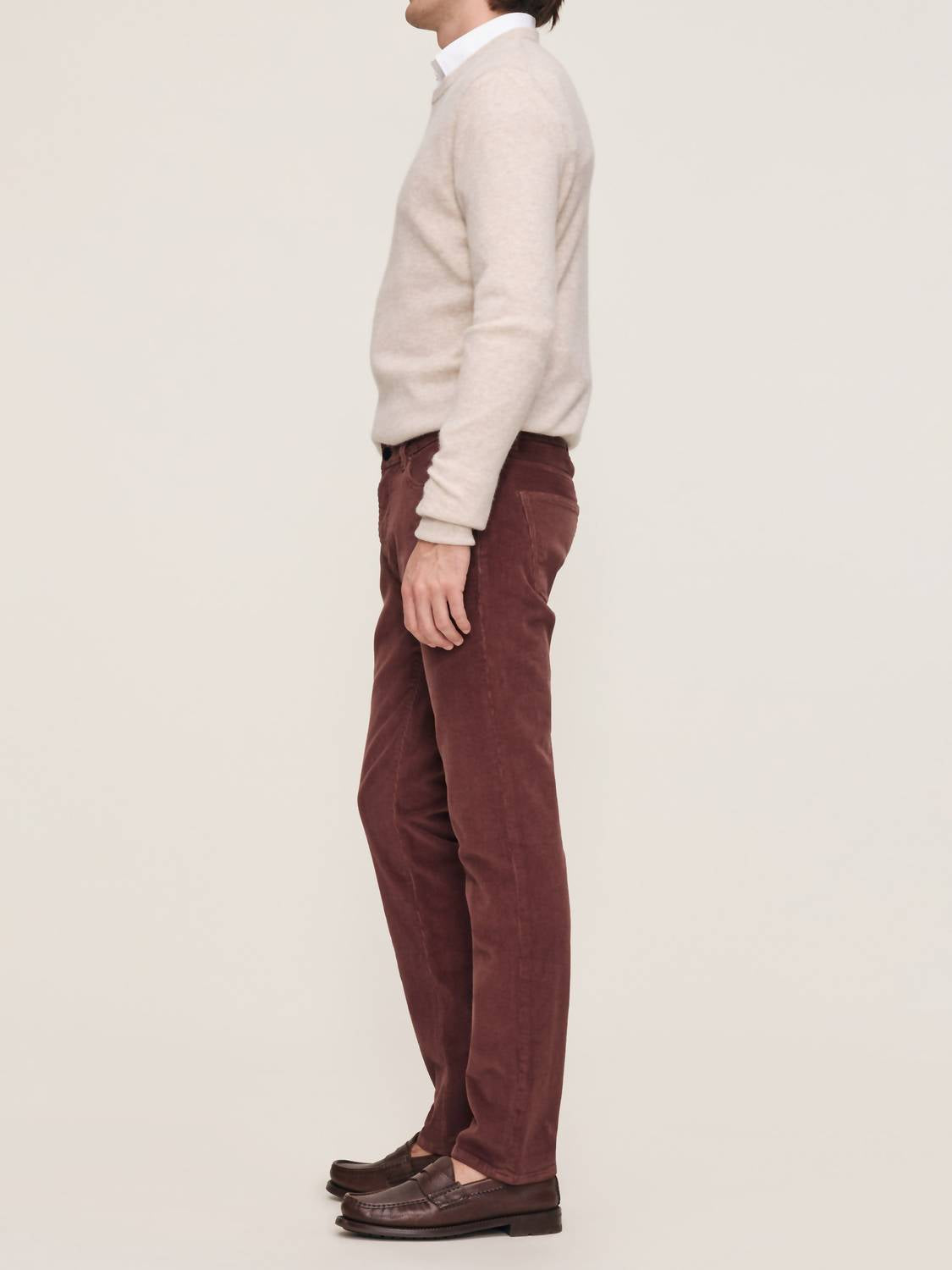 DL1961 - Men's Men's Nick Slim 32" Pants in syrah - men's jeans - detail view
