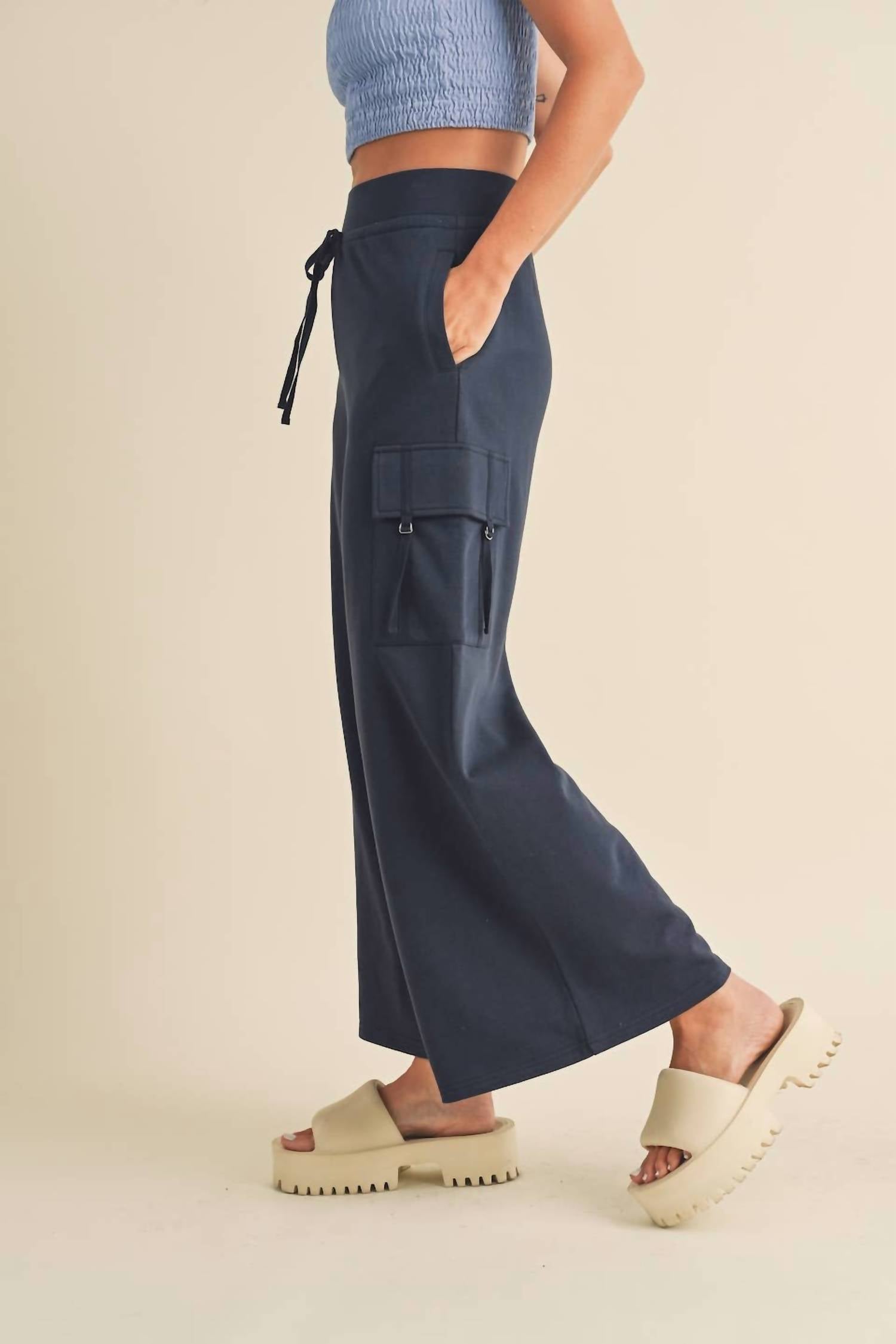 Kimberly C - Wide Leg Cargo Pants