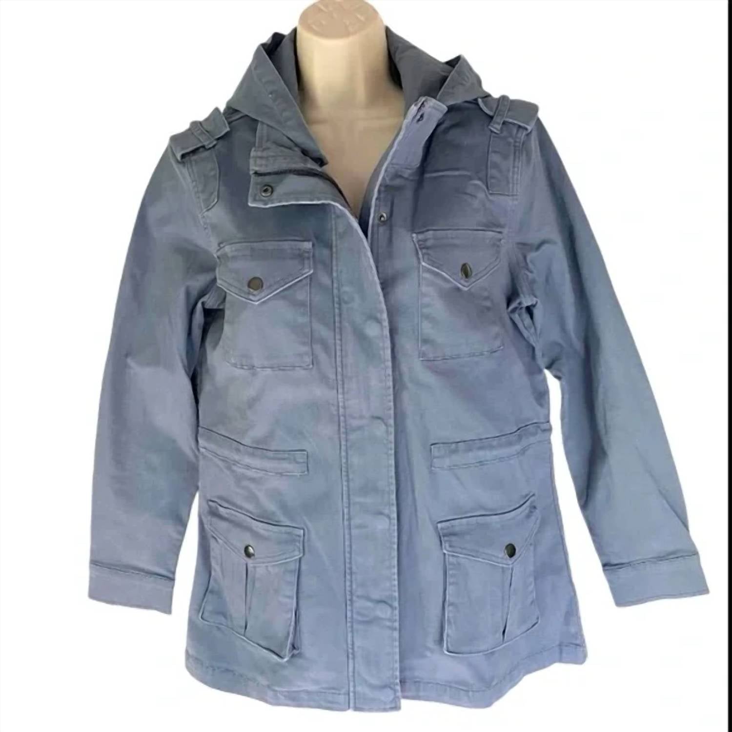 Market & Spruce - Women's Kathleen Hooded Cargo Jacket
