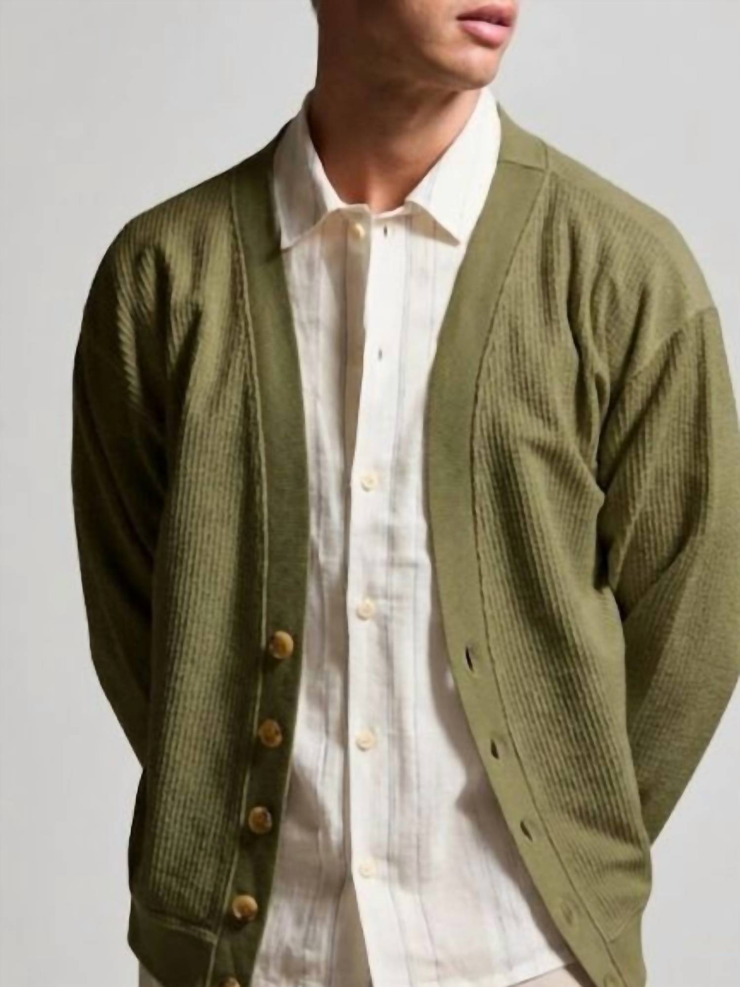 Asher - Beck Textured Cardigan