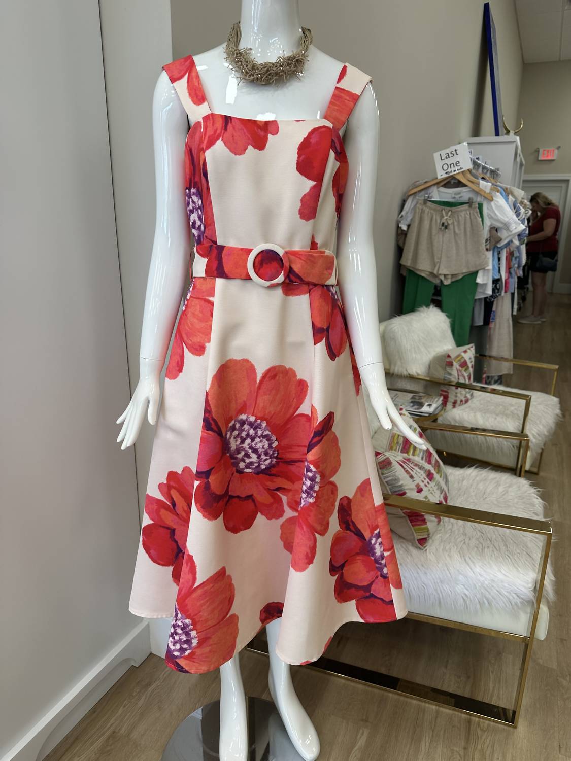 Lavender Brown - Legacy Floral Midi Dress