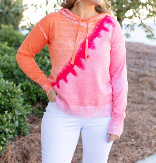 Charlie B - Women's Reverse Printed Cotton Hoodie