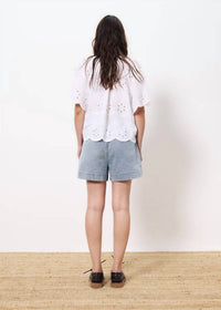 Frnch - Neda Scalloped Sleeve Blouse