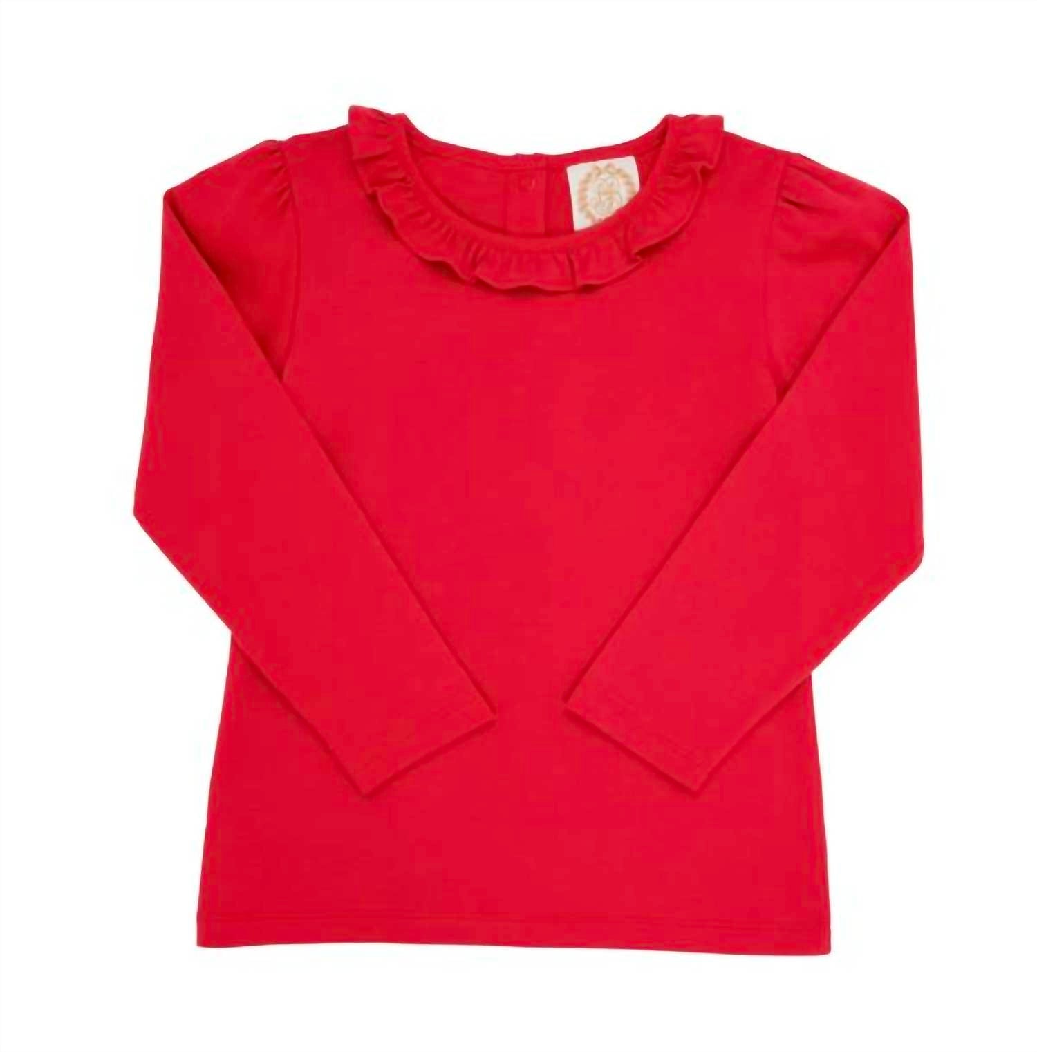 The Beaufort Bonnet Company - Girls Reece Ruffle Top