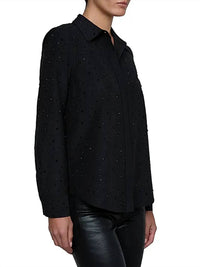 L'Agence - Ellery Embellished Cotton-blend Blouse