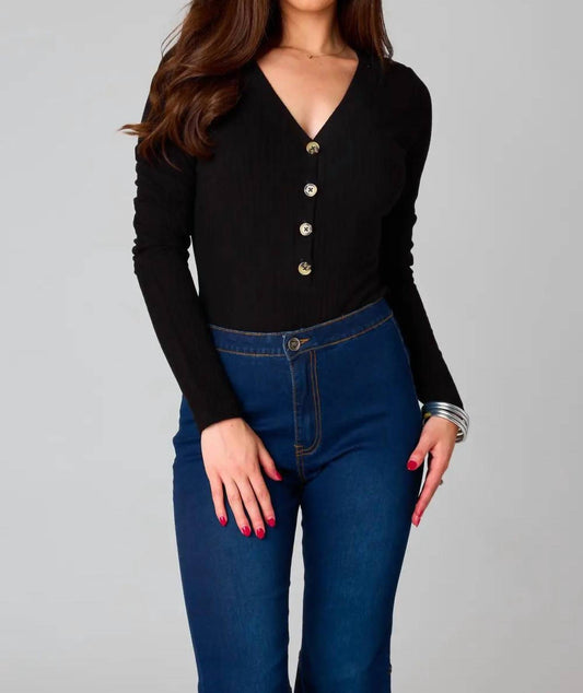 Buddylove - Harper Long Sleeve Button Up Bodysuit