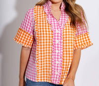 Thml - Gingham Charm Top