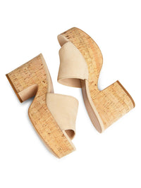 Kate Spade - Women's Ibiza Suede Cork Heels