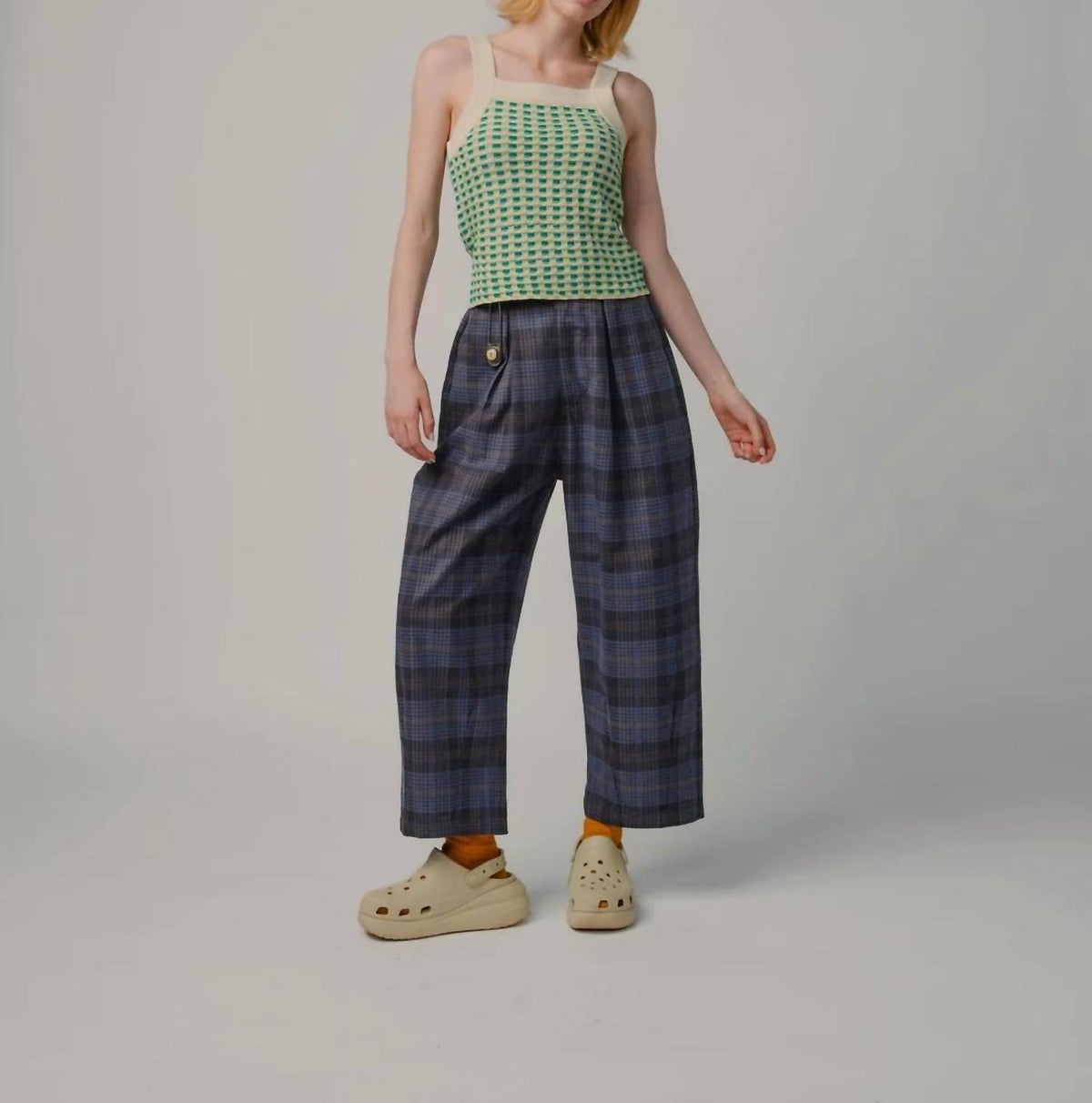 Degen - Stitchy Grid Tank Top