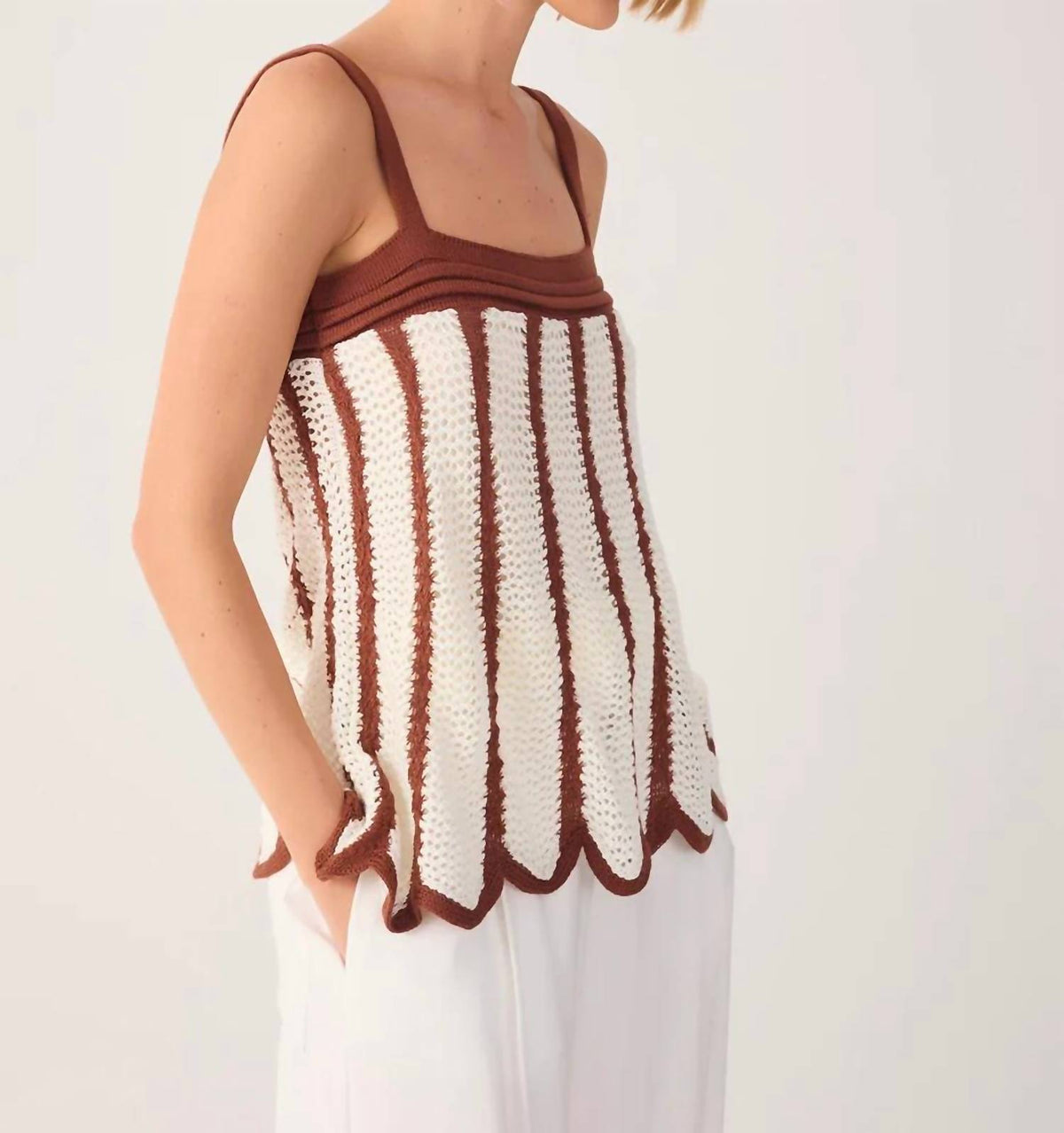 Dress To - Bicolor Knitted Top