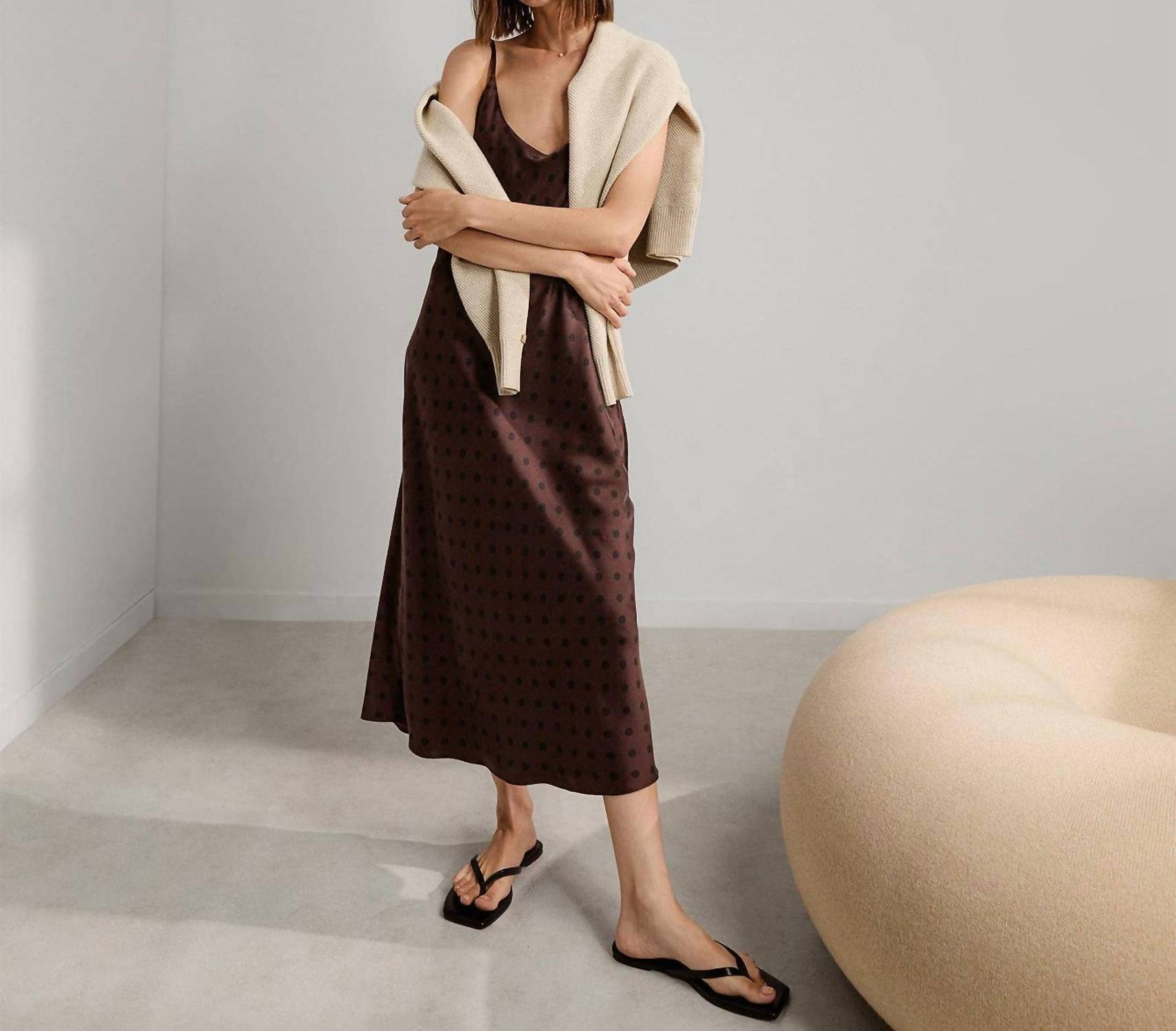 Lunya - Washable Silk Bias Slip Midi Dress